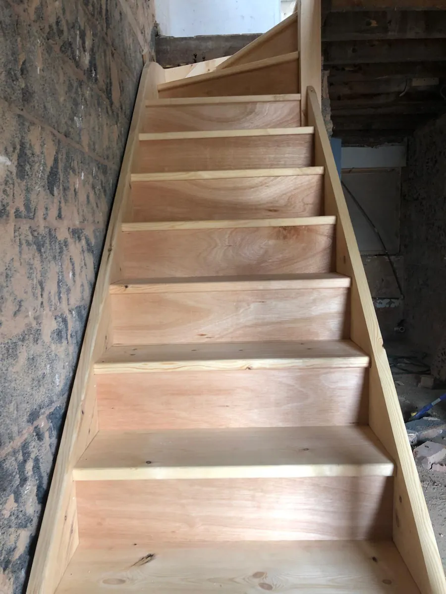 New timber staircase for a loft conversion
